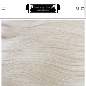 Intertwined hair airy clip ins